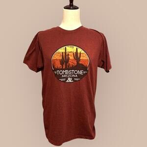 Prairie Mountain Tombstone Arizona Graphic T‑Shirt Medium